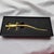 1980s Elegant Brass Gecko Desk Letter Opener With Rhinestone Eyes For Sale - Image 4 of 6