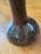 An authentic antique Chinese Sang de Boeuf (Oxblood) porcelain bottle vase, featuring a rich, deeply saturated red glaze...