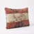 This 16'' x 24'' pillow cover was made from an authentic Turkish rug — terracotta patchwork panels with ivory floral...