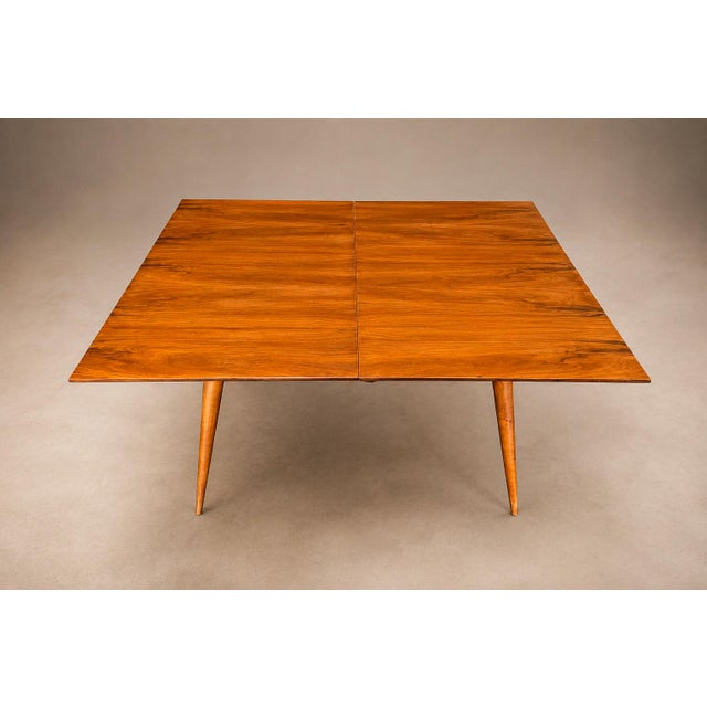 Brazilian Modern Extendable Dining Table in Caviúna by Ernesto Hauner for Mobilinea, 1950s For Sale - Image 12 of 18