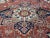 1890s Antique Persian Serapi Rust & Navy Hand Knotted Medallion Rug For Sale - Image 11 of 13