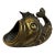 Stamped Vintage Walter Bosse Mid-Century Brass Fish Ashtray Catchall For Sale