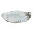 White Ceramic Basketweave Woven Tray For Sale