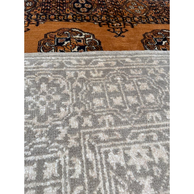 5ft10in× 9ft Restoration Hardware Ela Hand Knotted Wool + Viscose Area Rug For Sale - Image 11 of 12