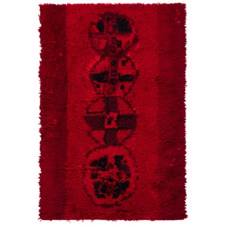 Swedish Rya Rug by Irja Mikkola Doris Leslie Blau Collection For Sale