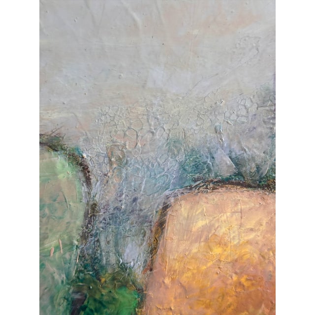 "Is It Even Real" Original Mixed-Media Abstract on Panel by Zac Woodiel For Sale - Image 9 of 11