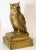 Brass Vintage Cast Brass Owl Figurine Sculpture Bookends Mid-Century Modern 1950's For Sale - Image 8 of 13