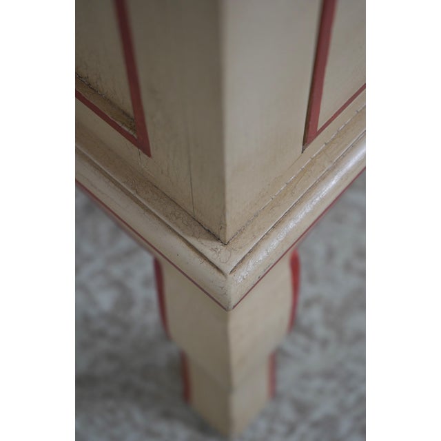 1980s Italian Paint Decorated 7 Drawer Semanier Lingerie Chest For Sale - Image 11 of 14