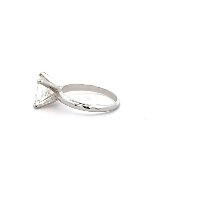 EGL Certified 2.15 Carat Princess Cut Diamond in 14K White Gold Engagement Ring. Details: Item Type: Engagement Ring...