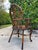 Late 20th Century Vintage Gothic Revival Windsor Armchair Attributed to Theodore Alexander For Sale - Image 5 of 14