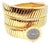 1990s Bulgari Tubogas Serpent Snake Yellow Gold Bracelet Wristwatch For Sale