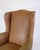 Chesterfield High Flap Chair in Brown Leather, 1920s For Sale - Image 11 of 12