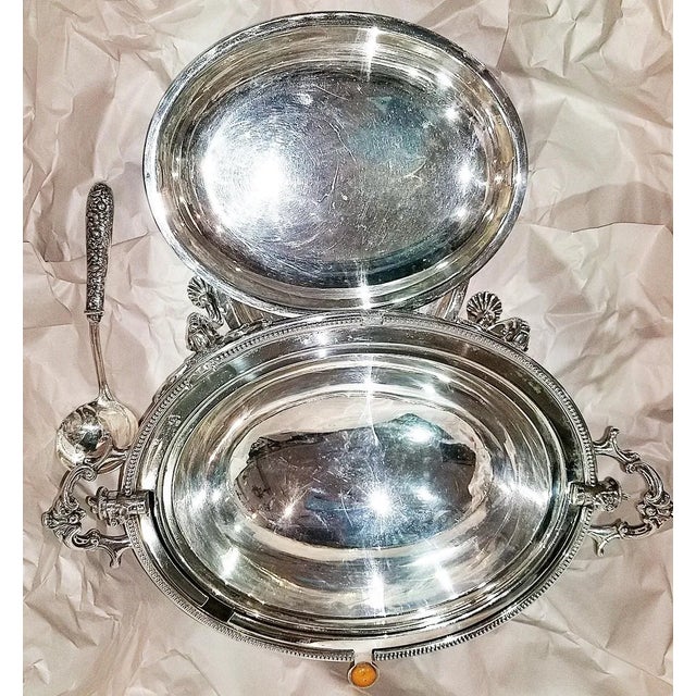 Late 19th Century English Roll Top Breakfast Server For Sale - Image 4 of 12