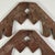 Vintage Pair of Salvaged Western Native Design Wood Elements With Remnant Paint For Sale - Image 12 of 15