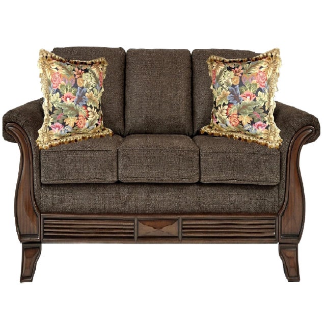 Victorian Antique French Aubusson Handwoven Needlepoint Floral Pillow Cover With Antique Tassel Fringe For Sale - Image 3 of 13