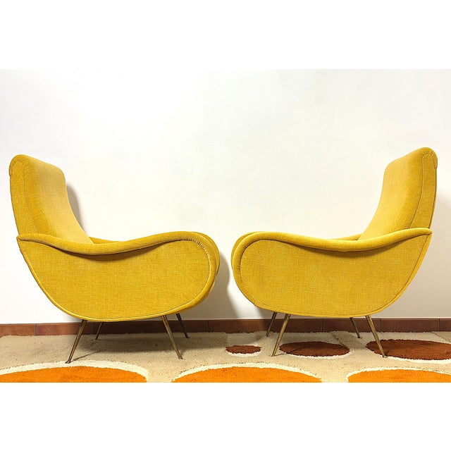 Italian Lady Lounge Chairs attributed to Marco Zanuso, 1960s, Set of 2 For Sale - Image 8 of 13