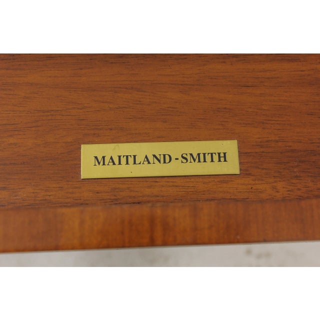 Maitland Smith Adams Paint Decorated Satinwood Chest For Sale - Image 12 of 13