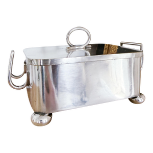 Vintage Ellerman Lines Silver Plated Sardine Serving Box
