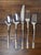 Wallace Silversmiths 1990s Wallace Golden Corsica Gold Accent 18/10 Stainless Steel Flatware Set for 12, 64 Piece For Sale - Image 4 of 16