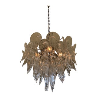 Camer Murano Calla Lily Chandelier For Sale