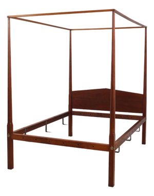 Eldred Wheeler Full Size Cherry Rope Style Poster Canopy Bed