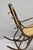 Vintage Mid Century Modern Thonet Style Bentwood & Cane Rocker Rocking Chair (A) For Sale - Image 10 of 18