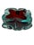This is a vintage Italian Murano sommerso art glass bowl dating to approximately the 1960s. The substantial hand-formed...