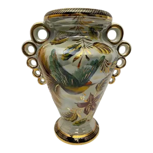 H. Bequet Quaregnon Porcelain Vase, Celadon