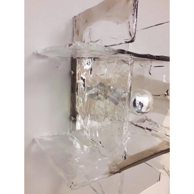 1960s Square Sconces by Carlo Nason for Mazzega For Sale - Image 12 of 12
