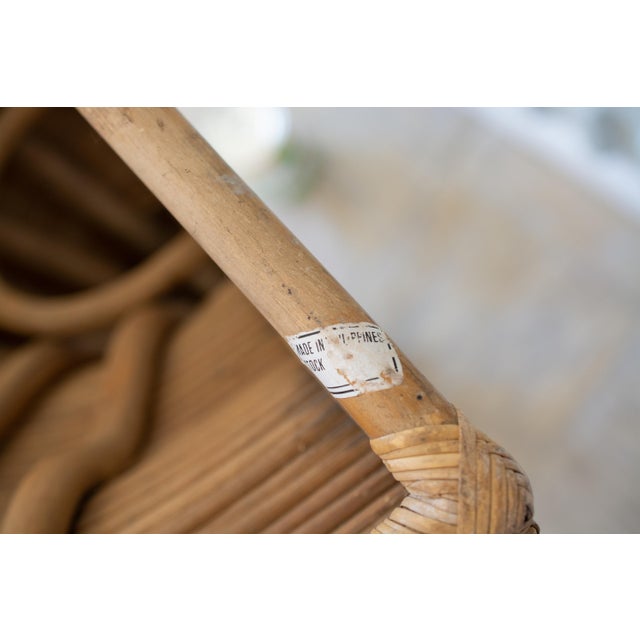 Wood 1980s Pencil Reed Wall Vase Sculpture For Sale - Image 7 of 11