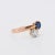 You and Me Diamond and Sapphire Ring circa 1900, Size 5.5 For Sale - Image 4 of 4