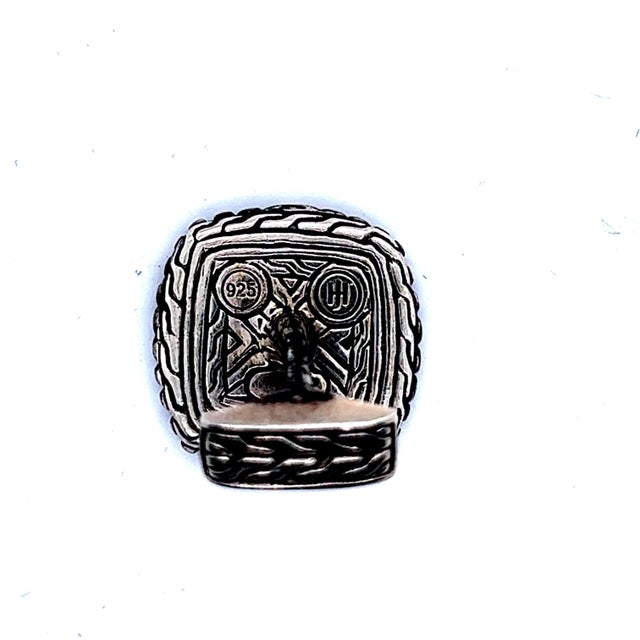 1990s Pair of John Hardy Estate Cufflinks Sterling Silver For Sale - Image 4 of 8