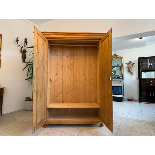 Vintage Farmhouse Cabinet in Softwood, 1960s For Sale - Image 4 of 12