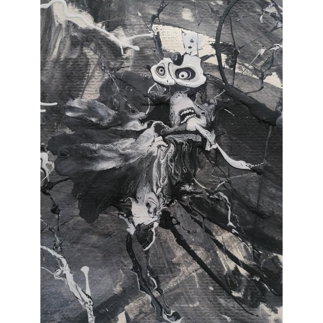 Plastic Stefano Mazzolini, GA32, Acrylic on Paper For Sale - Image 7 of 8