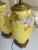 Mid 20th Century Baccarat Style Yellow Opaline Glass Japonisme Lamps, Signed Baccarat - a Pair For Sale - Image 17 of 18