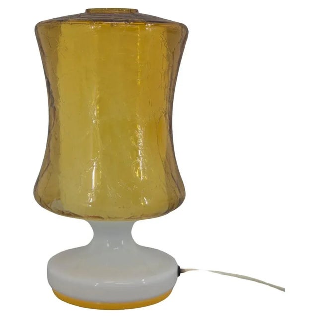 Mid-Century Glass Table Lamp, 1970s For Sale - Image 10 of 10