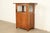 Stickley Roycroft Mission Oak Arts & Crafts Chafing Dish Stand or Side Cabinet With Leaded Glass For Sale - Image 15 of 15