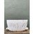 Ceramic Vintage White Ceramic Bamboo Basket For Sale - Image 7 of 12