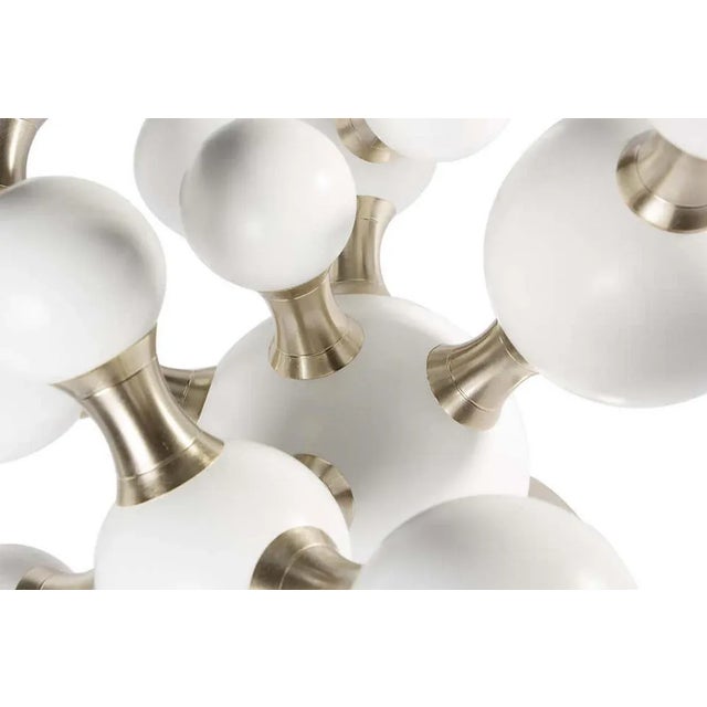 Table Lamp in Brass and Steel For Sale - Image 4 of 8