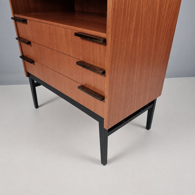 Brown Vintage Cabinet by Francisek Mezulanik, 1960s For Sale - Image 8 of 12