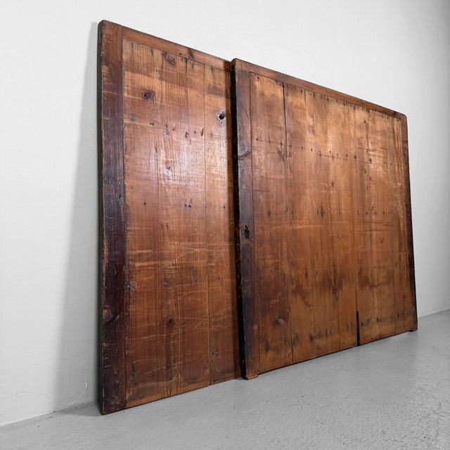 Japanese Wooden Wall Panels, 1890, Set of 2 For Sale - Image 14 of 18