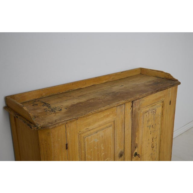 Antique Swedish Gustavian Pine Sideboard For Sale - Image 13 of 15