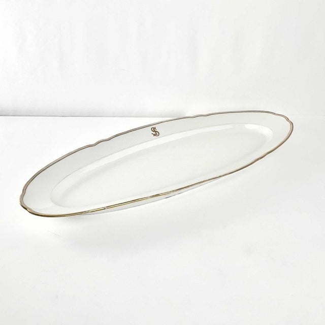Material antique porcelain Dimensions Length: 68 cm, width: 24 cm, height: 6 cm Origin France, Paris Dating 19th century...