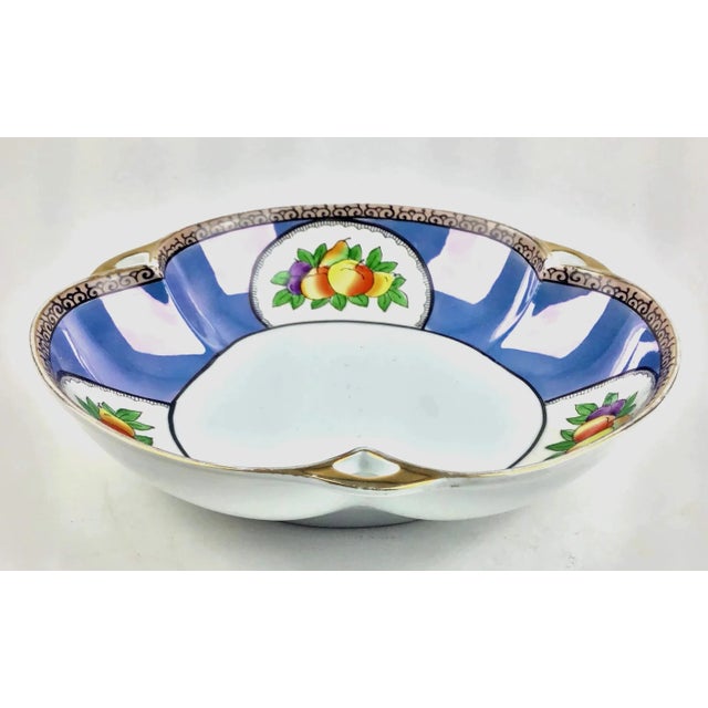 Vintage Noritake Porcelain Serving Bowl For Sale - Image 11 of 11