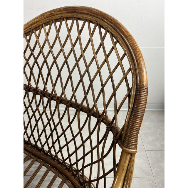 Wood Mid-Century Bamboo Sofa, 1960s For Sale - Image 7 of 10