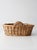 Vintage Wicker Gathering Basket With Handles For Sale - Image 12 of 13
