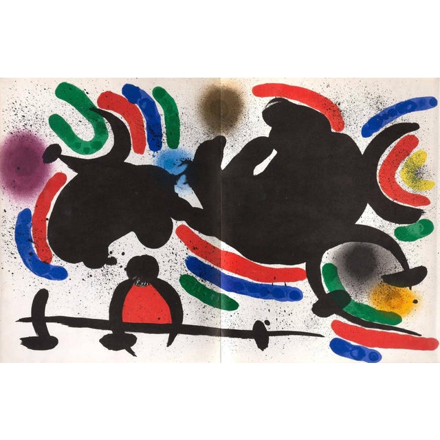 Joan Miró, Litografía original IV, 1972, Lithograph, in Flawless conditions. Designed 1970 to 1979