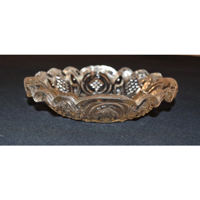 American Eapg Fluted Rim Pressed Glass Bowl For Sale - Image 3 of 7