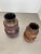 1970s WGP Pink Orange Ceramic Fat Lava Vases from Scheurich, Germany, 1970s, Set of 2 For Sale - Image 5 of 18