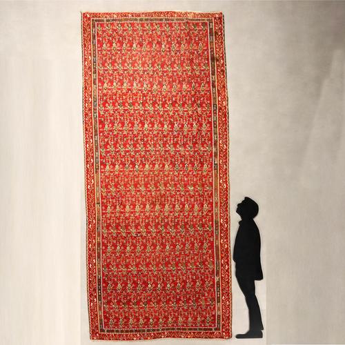 Kilim rug in wool, extra-fine knot, hand-made. This piece is attributed to the mentioned designer/maker. It has no...